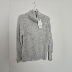 Quince Gray Cowl Neck Sweater